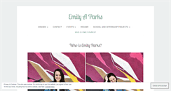 Desktop Screenshot of emilyaparks.com